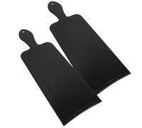 ELAYARD Set 2 Pz Pettine per Effetti Chioma in Plastica Nero Maschera per Frangia Strumento Professionale per Tintura Salon da Acconciatura