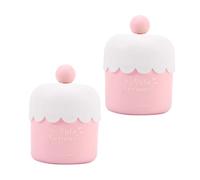 ELAYARD Set 2 Pz Produttore di Schiuma per Viso e Bagno in Plastica Rosa, Dispositivo Manuale per Schiuma Ricca e Ridurre Spreco di Detergente, per Domestico Stile Casuale