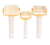ELAYARD Set 3 Tagliabiscotti a Rulli in Plastica per Fondente Stampi per Biscotti e Pasta Utensili da Cucina per Dolci e Pasta Ripiena Uso Domestico e Professionale