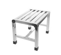 ELAYARD Sgabello da Doccia in Acciaio Inossidabile Spesso Sgabello Piccolo e Compatto per Bagno e Cucina Sedile Stabile Antiscivolo per Anziani e Uso Domestico Panca da Bagno