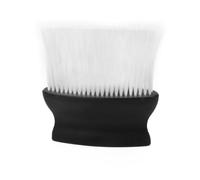 ELAYARD Spazzola Duster per Parrucchieri e Barbieri Accessorio Professionale per Collo e Viso Plastica Nero e Bianco Morbida e Facile da Usare per Rimozione Rapida dei Capelli