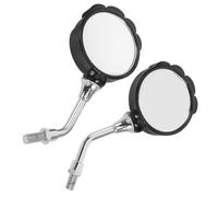 ELAYARD Specchietti Retrovisori per Manubrio Moto Neri 2 Pezzi per Scooter e Ciclomotori, Resistenti alle Intemperie Montaggio Adattivo e Riduzione Vibrazioni per Sicurezza in Strada