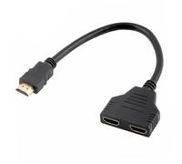 ELAYARD Splitter Out per Monitor Doppio e Display LCD LED Adattatore Video per Tv Proiettore e Console Supporto Uso Singolo Output