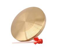 ELAYARD Strumento Percussione Gong Mano Compatto e Portatile Gong Cinese Tradizionale per Feste e Celebrazioni Superficie Liscia e Suono Potente per Allenamento Uditivo e Creatività