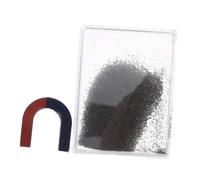 ELAYARD Strumento Scientifico per Esperimenti con Polvere Ferro Scatola Portatile per Dimostrazioni Campi Magnetici e Linee Dispositivo Educativo Elettromagnetica