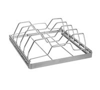 ELAYARD Supporto Barbecue in Acciaio Inossidabile Portatile Graticola Resistente e Facile da per Camping Giardino e Picnic all Aperto Design Compatto per Uso