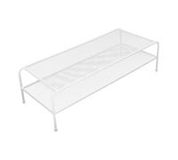 ELAYARD Supporto Computer Scrivania in Ferro Bianco Alzatina Doppio Strato Resistente all’abrasione e Deformazione per Decorazioni Scuola e Accessori Ufficio