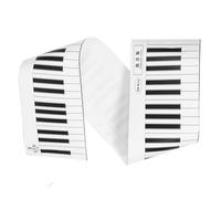ELAYARD Tappetino per Esercizi per Pianoforte Portatile 88 Tasti Guida alle Note e Tabella della Tastiera per Principianti, Pad per Allenamento Dita Silenzioso e Compatto per Studio