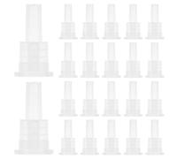 ELAYARD Tappo Contagocce Interno per Olio Essenziale 100 Pezzi 18 Mm in Pp Resistente Antiperdite Controllo Dosaggio per Flaconi 5-100 Ml Uso Personale Aromaterapia Fai da Te