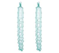 ELAYARD Trappola per la Pesca Professionale per Gamberi e Aragoste Rete Multifunzione Portatile Pieghevole 18M 6 Porte Adatta per Acqua Salata e Continentale Set da 2 Pezzi