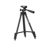 ELAYARD Treppiede Mini in Alluminio Regolabile Sezioni per Live Streaming Supporto per Proiettore Fotocamera e Pesca Staffa Outdoor Pratica Nera