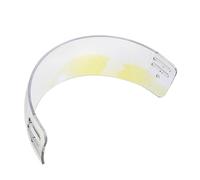 ELAYARD Visiera Antigraffio e Antiappannamento Trasparente per Casco da Hockey su Ghiaccio, Mezza Visiera Protezione Occhi e Installazione Semplice per Adulti e Ragazzi