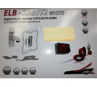 ELB-2337/2 SUPPORTO TV 2-SNODI BIANCO Vesa fino a 20x20 - max 15 Kg