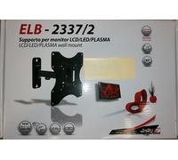 ELB-2337/2 SUPPORTO TV 2-SNODI NERO Vesa fino a 20x20 - max 15 Kg
