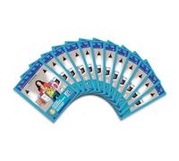 Elba 054034BL - Cartellina per presentazioni, personalizzabile, 20 buste, 12 pezzi, blu