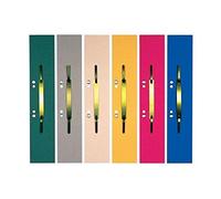 ELBA 100091152 - Strisce per quaderni Smart Line, confezione da 50 pezzi, in cartone da 250 g/m², con occhielli in metallo, per DIN A4, colore: Grigio