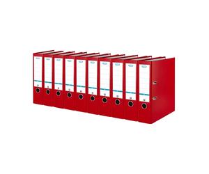 Elba 100202156 - Cartella Smart Pro, DIN A4 10 Pezzi, 8 cm, Rosso