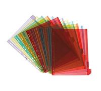 Elba 100204556 - Divisore in PVC A4, 17/100, colori assortiti