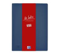 Elba 100206396 Le Lutin - Portalistino orizzontale, formato A4 orizzontale, con 10 buste, multicolore (blu/rosso)