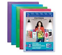 Elba 100211078 Polyvision portadocumenti A4 blu/rosa/viola/verde, 1 Pezzo