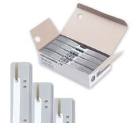 Elba 100555013 - Strisce con Aste Metalliche Regolabili, 35 x 150 mm, Grigio