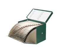 Elba 100580266 - Scatola di trasferimento in cartone foderato con tessuto, 20 cm, colore: Verde
