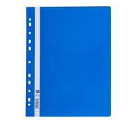 ELBA 100742150 - Cartella portadocumenti, formato A4, 25 pezzi, con 11 fori, per raccoglitori in plastica 225 fogli in formato DIN A4, colore blu