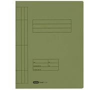 Elba 20451GN - Confezione da 100 cartelline portadocumenti in cartoncino Manila, capacità di archiviazione max 200 fogli formato A4, grammatura 250 g/m², colore: Verde