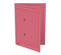 Elba 35461RO - Cartella portadocumenti, 250 g/qm, in cartone manila, per fogli A4 100 DIN circa, 50 pezzi, rosso