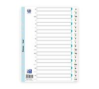 Elba 400012049 - Divisori in Plastica Alfabeto, A - Z, 1 pezzo, Bianco