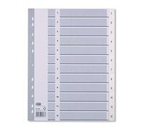 Elba 400013903 - Divisori in Plastica Numeri, 1 - 12, 1 pezzo, Bianco