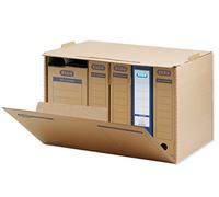 Elba 83528 System - Contenitore Tric System, 5 pezzi, colore: Marrone naturale