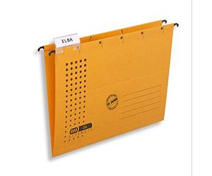 Elba 85740GB - Cartella sospesa "Chic Ultimate", aperta lateralmente, confezione da 25, giallo