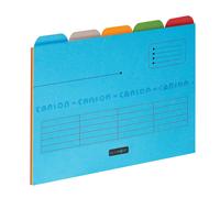 Elba A4 Ultimate Manilla Inner Folder Tabs, 240gsm - Assorted (Pack of 5)