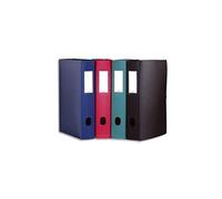 Elba Boxing Memphis - Scatola per archiviazione, dorso da 4 cm, in polipropilene, 7/10, confezione da 12, colori assortiti