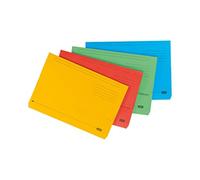 Elba Bright Manilla Document Wallet 285gsm Capacity 32mm Foolscap Assorted Ref 1