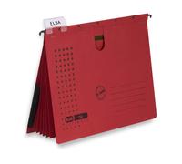 ELBA Chic Multi Suspension File for A4 Cardboard Red Pack of 5 red Organiser sta