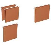 ELBA Dossiers suspendus DEFI FLEX pour tiroir fond V orange cartone kraft 230 g/m2 entrata asse 330 mm molletta - 1 pezzo (4001