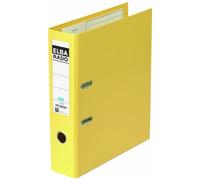 Elba Lever Arch File Rado Plast 80 mm, for A4, PVC Yellow