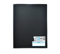 Elba Memphis - Cartellina portadocumenti, formato A4, in polipropilene, colore: Nero