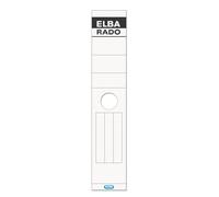 ELBA Ordner-Rückenschild ELBA RADO - lang/breit, weiß, 10 Pezzi bianco Cartella