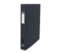 Elba Osmose - Scatola per archiviazione, dorso 40 mm, in polipropilene opaco, 24 x 32 mm, colore: Nero