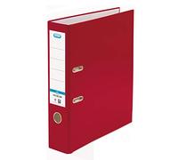 Elba Rado Top, raccoglitore a 2 anelli, con leva, dorso 80 mm, rivestimento esterno in plastica, colore rosso