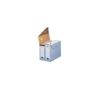 ELBA scatola per archivio tric 100333274 cartone ondulato DIN A4 grigio/bianco - 1 pezzo (100333274) NEW
