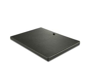 Elba Scatola portadocumenti A4 in cartone rigido, altezza 1 cm, colore: Nero