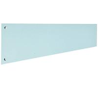 Elba scheidingsstroken trapezium 240x105/55mm onbedrukt 2 gaats blauw pak 100