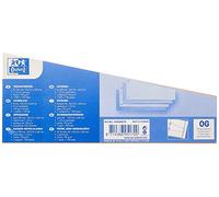 Elba scheidingsstroken trapezium 240x105/55mm onbedrukt 2 gaats oranje pak 100