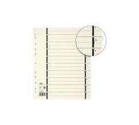 ELBA Separatore con perforazione override DIN A4 Made di Power Box 230 G-QM stampa nera 1-10 (06457) NEW