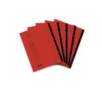 Elba Sorting File Chic, 12 Compartments, Carton Red