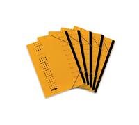 Elba Sorting File Chic, 12 Compartments, Carton Yellow